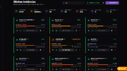 Dashboard ChipFlow aquecendo chips em tempo real